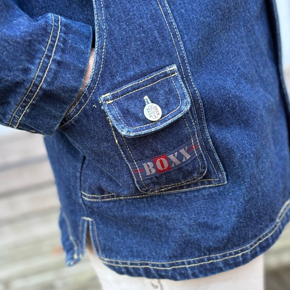 BOXX JEANS Rough Wear (NY USA)—Denim Jacket—Men’s XL—Vintage/Y2K—Loose Fit—VG+ - Picture 5 of 15